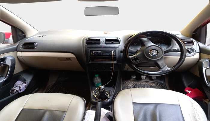 2010 Volkswagen Polo COMFORTLINE 1.2L PETROL, Petrol, Manual, 1,13,263 km, interior