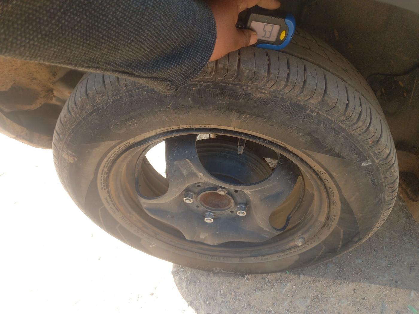 2021 Tata PUNCH ACCOMPLISHED MT, Petrol, Manual, 44,144 km, tyre