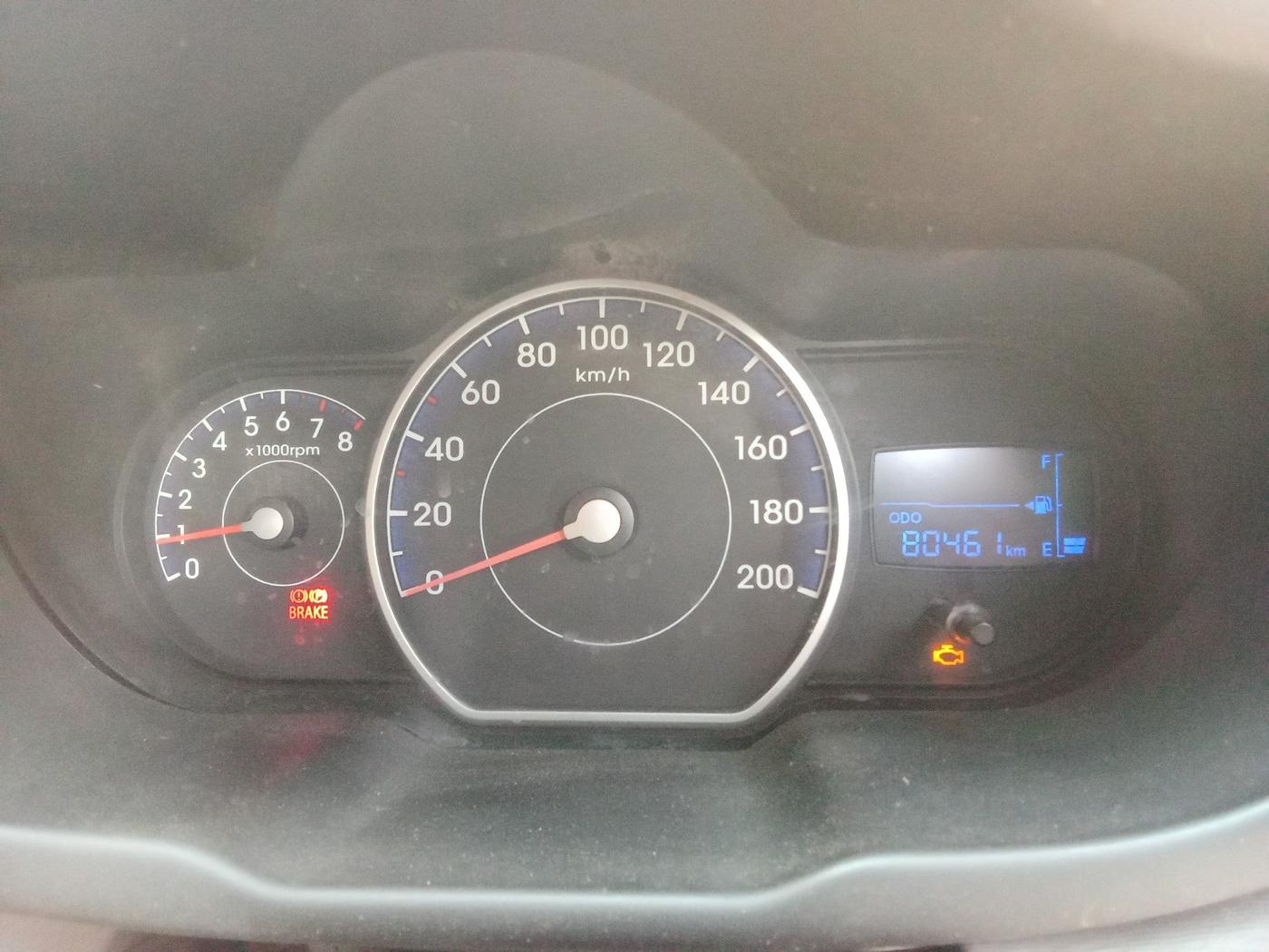 2012 Hyundai i10 MAGNA 1.2, Petrol, Manual, 80,461 km, interior