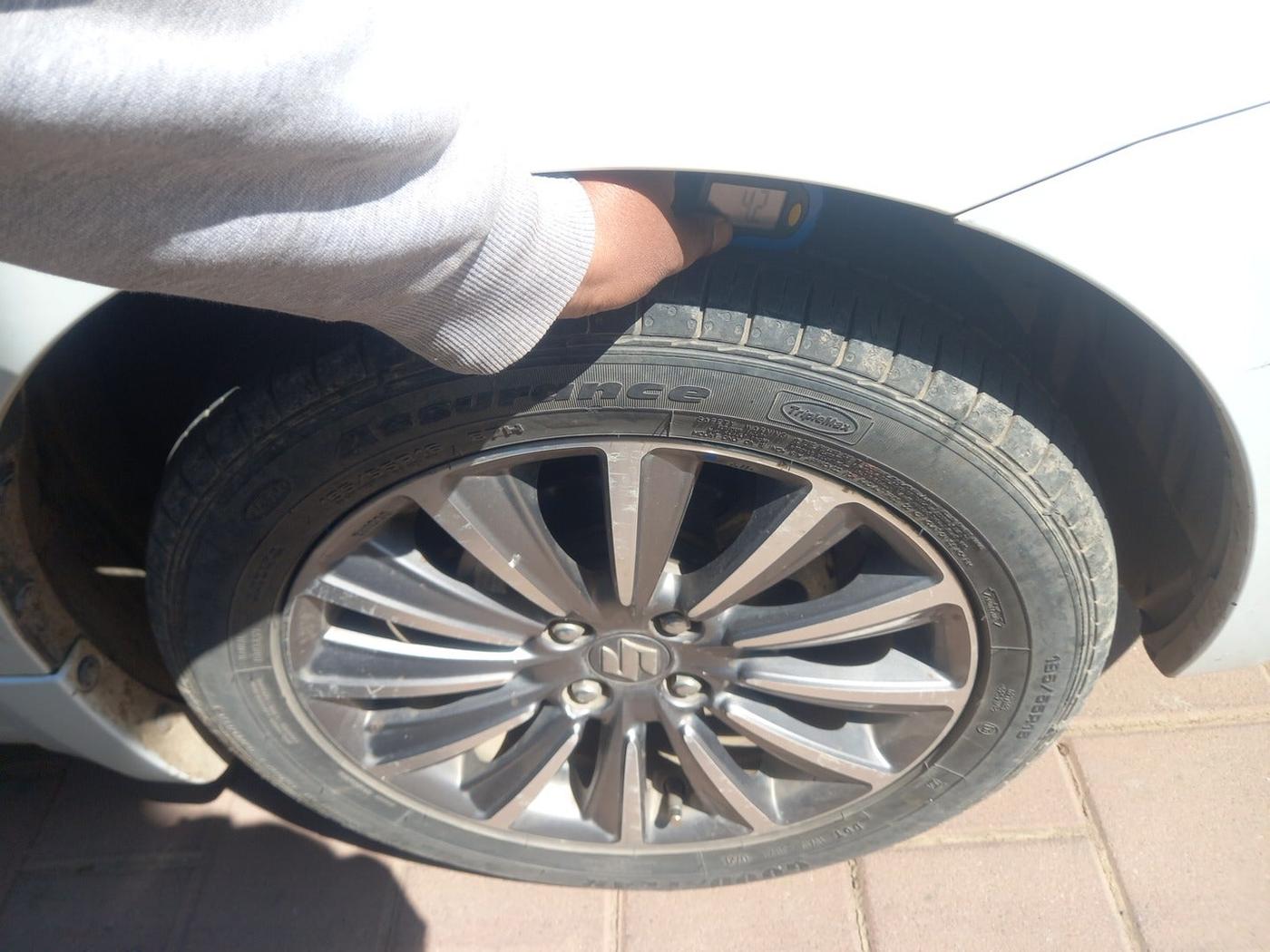 2021 Maruti Ciaz ALPHA 1.5 SHVS PETROL, Petrol, Manual, 38,633 km, tyre