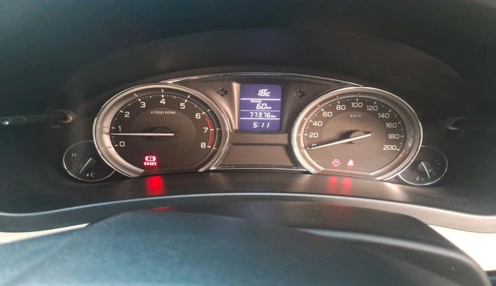 2018 Maruti Ciaz ALPHA 1.4 PETROL, Petrol, Manual, 77,376 km, interior