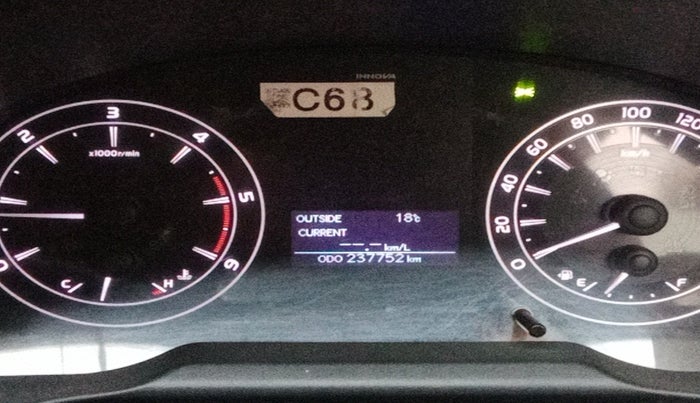 2018 Toyota Innova Crysta 2.4 GX 8 STR, Diesel, Manual, 2,37,752 km, interior