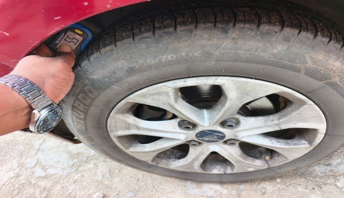 2015 Ford Figo Aspire TITANIUM PLUS 1.2 PETROL, Petrol, Manual, 1,32,962 km, tyre