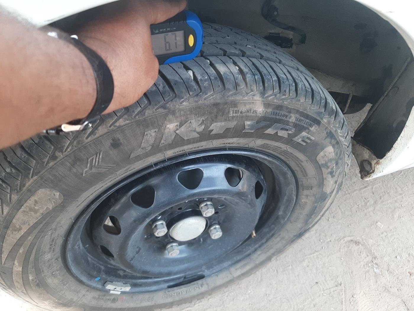 2022 Tata Tiago XT CNG, Petrol, Manual, 62,476 km, tyre