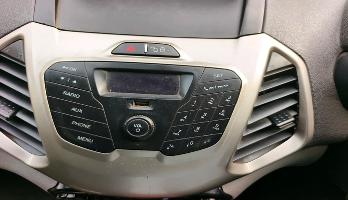 2016 Ford Ecosport TREND+ 1.5L DIESEL, Diesel, Manual, 1,26,689 km, interior