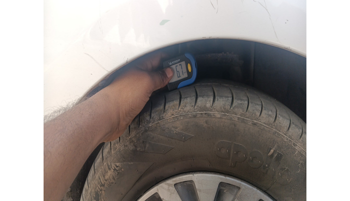 2022 Tata TIGOR XZ PLUS CNG, Petrol, Manual, 56,068 km, tyre