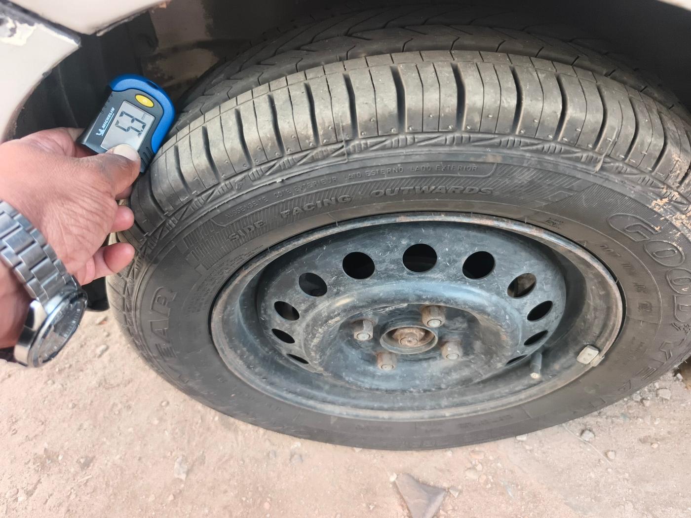 2011 Maruti Wagon R 1.0 VXI, Petrol, Manual, 78,440 km, tyre