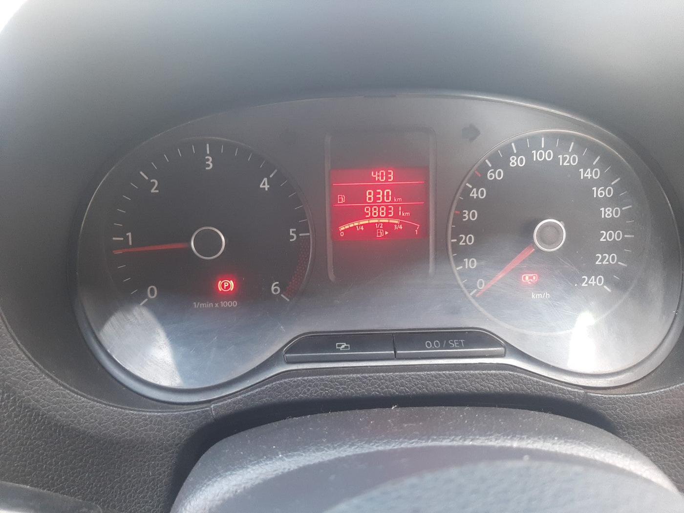 2012 Volkswagen Polo COMFORTLINE 1.2L, Diesel, Manual, 98,831 km, interior