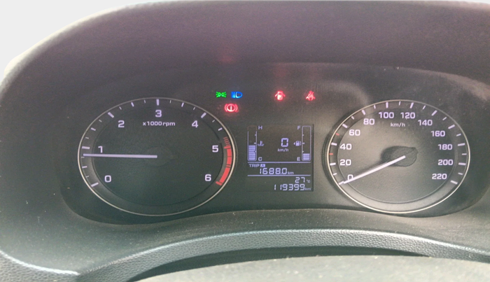 2016 Hyundai Creta BASE 1.4 DIESEL, Diesel, Manual, 1,19,399 km, interior