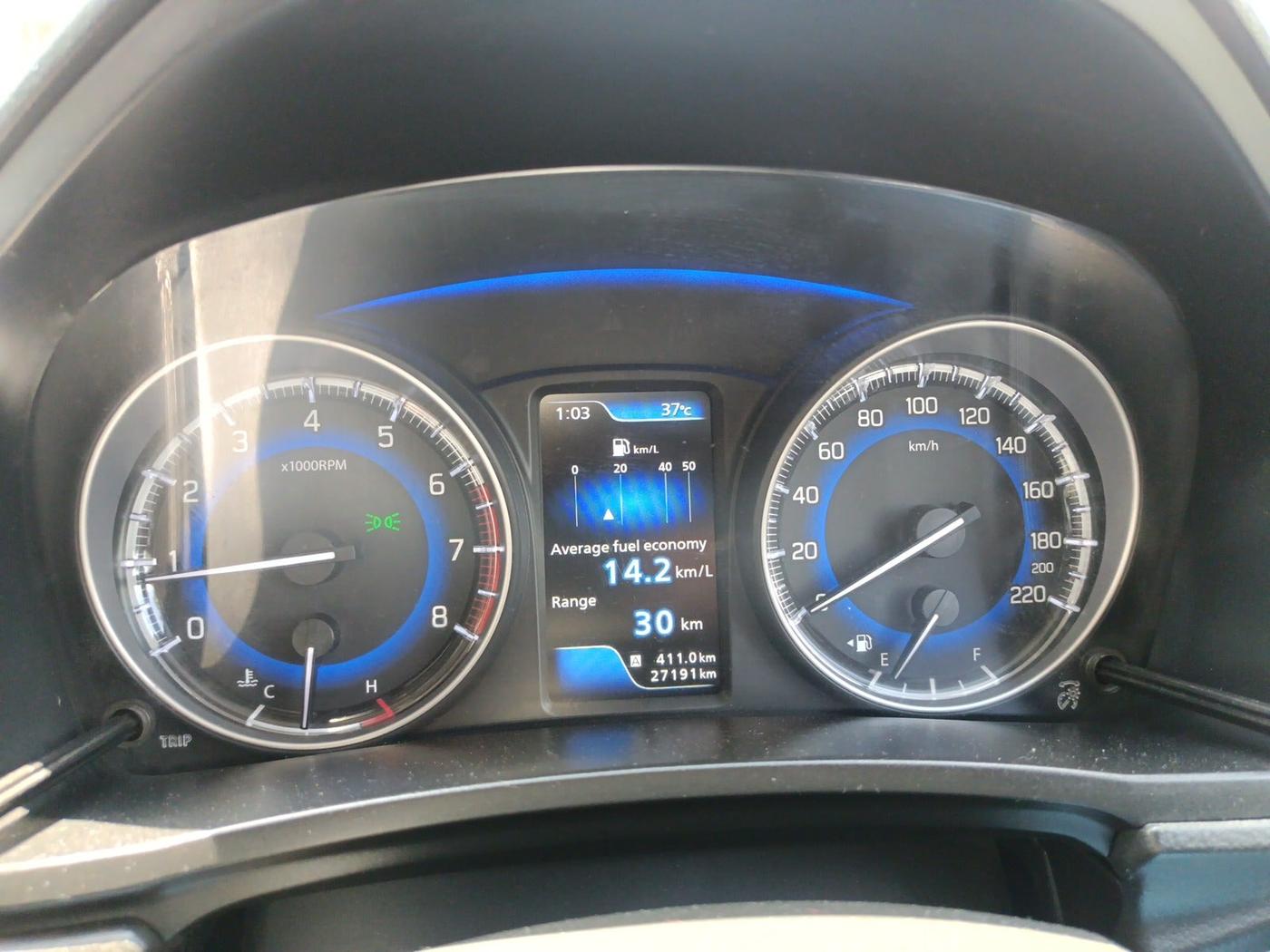 2021 Toyota Glanza G, Petrol, Manual, 27,191 km, interior