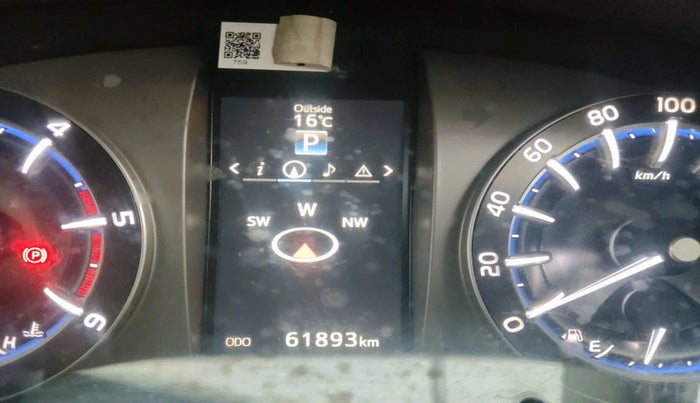 2017 Toyota Innova Crysta 2.4 ZX AT 7 STR, Diesel, Automatic, 61,893 km, interior