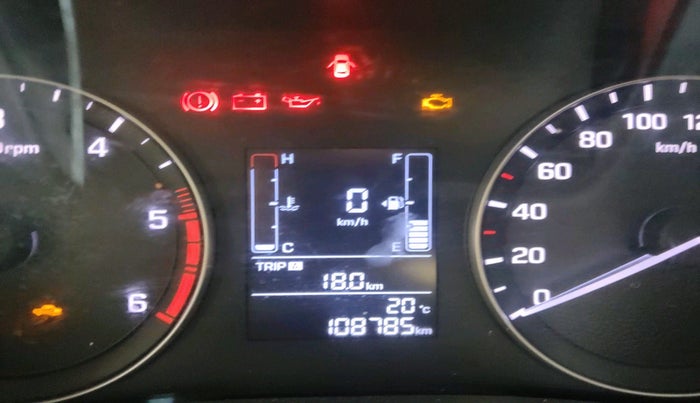 2017 Hyundai Creta SX 1.6 DIESEL, Diesel, Manual, 1,08,785 km, interior