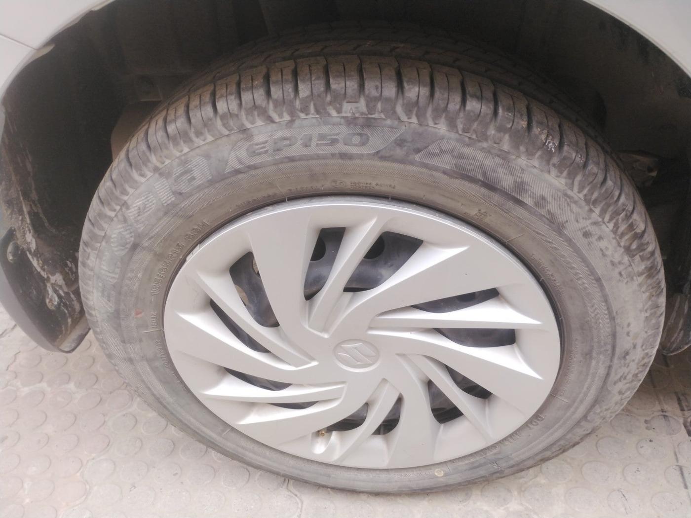 2022 Maruti Ertiga VXI AT SHVS, Petrol, Automatic, 17,546 km, tyre