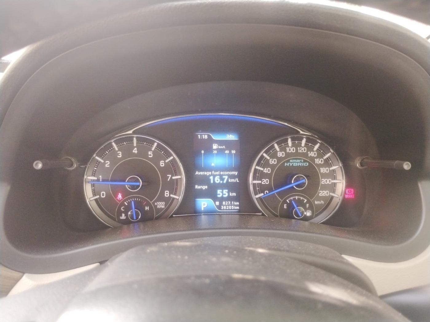 2018 Maruti Ciaz ALPHA  AT 1.5 SHVS PETROL, Petrol, Automatic, 36,205 km, interior