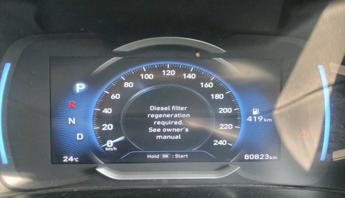 2021 Hyundai Creta SX (O) AT 1.5 DIESEL, Diesel, Automatic, 80,823 km, interior