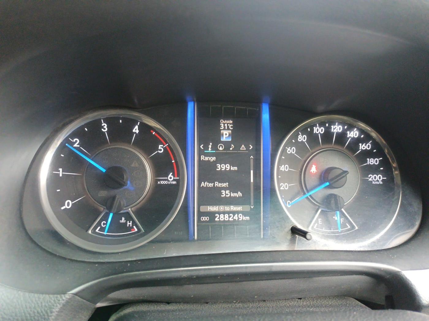 2017 Toyota Fortuner 2.8 4X4 AT, Diesel, Automatic, 2,88,250 km, interior