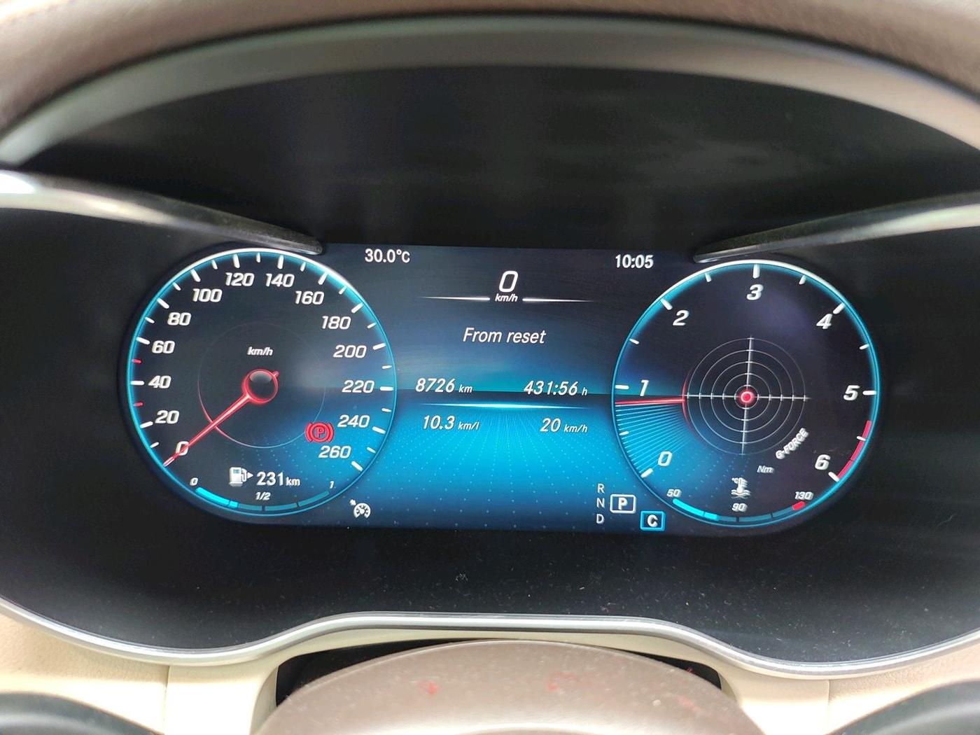 2022 Mercedes Benz GLC CLASS 220d 4MATIC , Diesel, Automatic, 8,726 km, interior