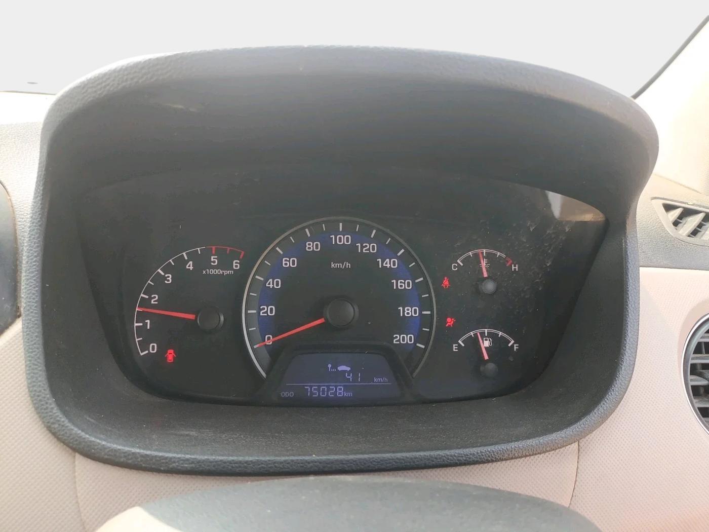 2019 Hyundai Xcent E+ 1.2 CRDI, Diesel, Manual, 75,028 km, interior