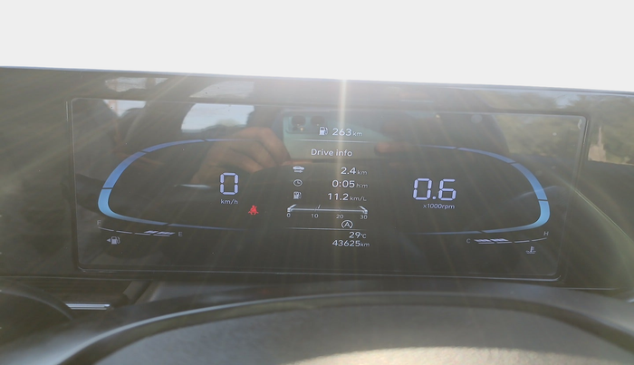 2024 Hyundai Verna SX 1.5 l MPI, Petrol, Manual, 43,625 km, interior