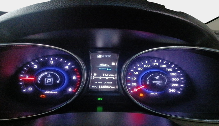 2015 Hyundai Santa Fe 4 WD AT, Diesel, Automatic, 1,14,857 km, interior