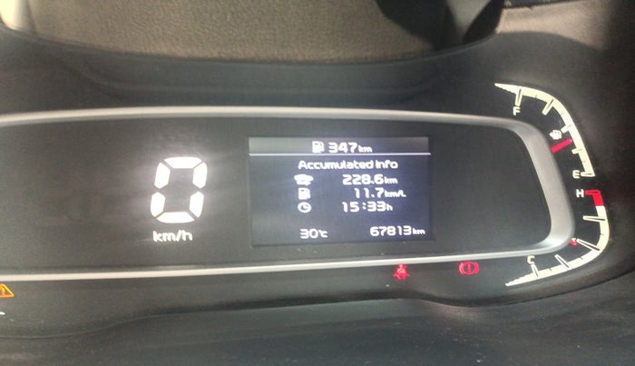 2021 KIA SONET HTX 1.5, Diesel, Manual, 67,813 km, interior