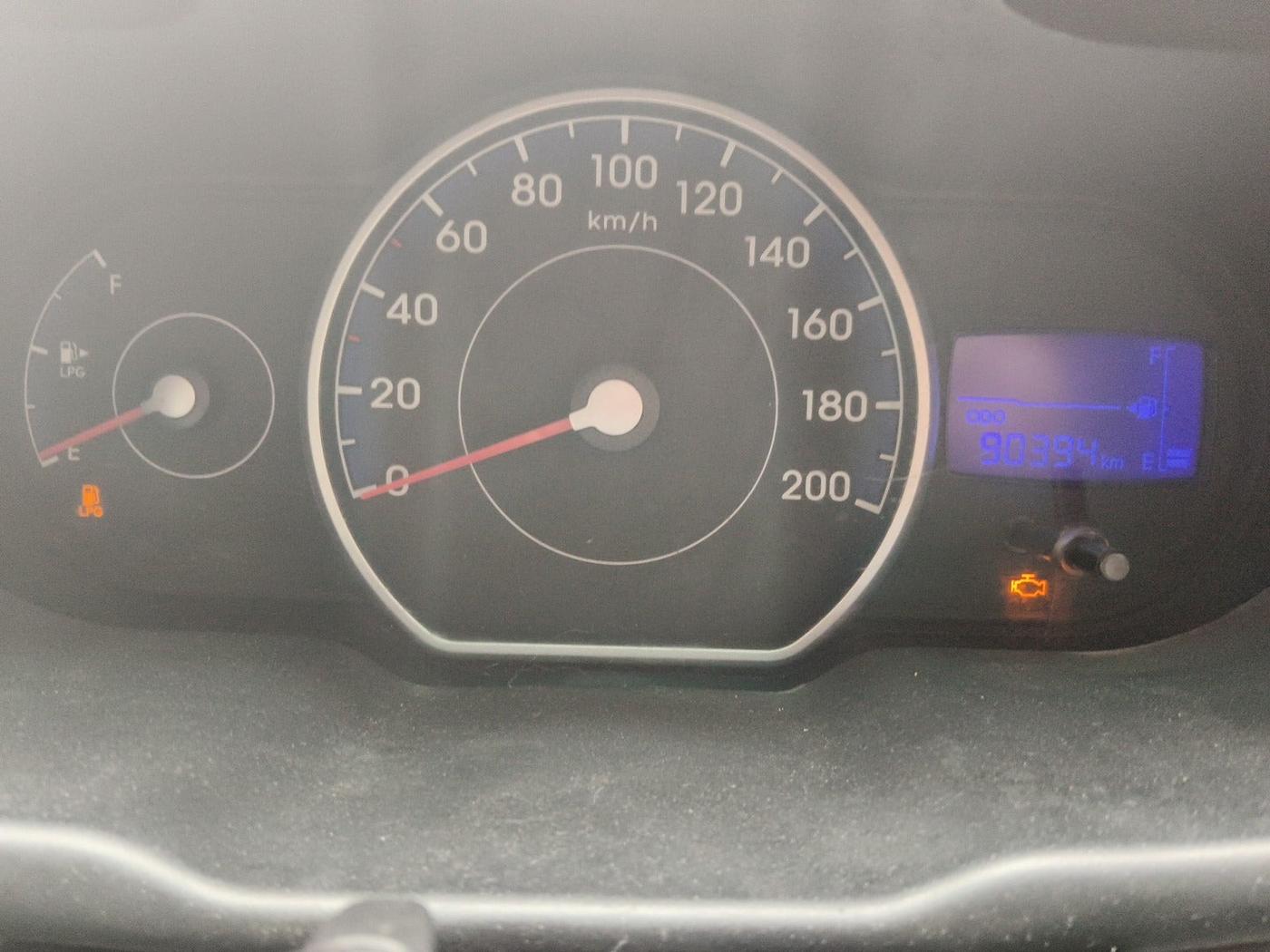 2012 Hyundai i10 MAGNA 1.1 LPG, Petrol, Manual, 91,870 km, interior