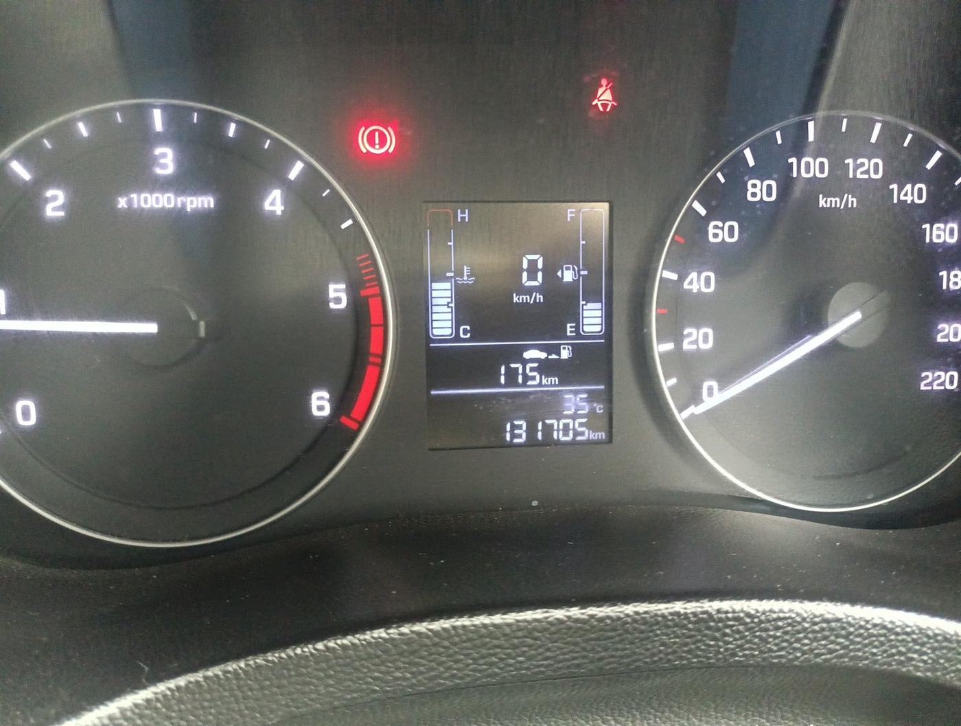 2018 Hyundai Creta SX 1.6 DIESEL, Diesel, Manual, 1,33,000 km, interior