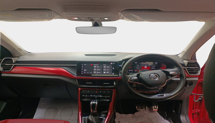 2023 Skoda KUSHAQ MONTE CARLO 1.0L TSI AT, Petrol, Automatic, 7,260 km, interior