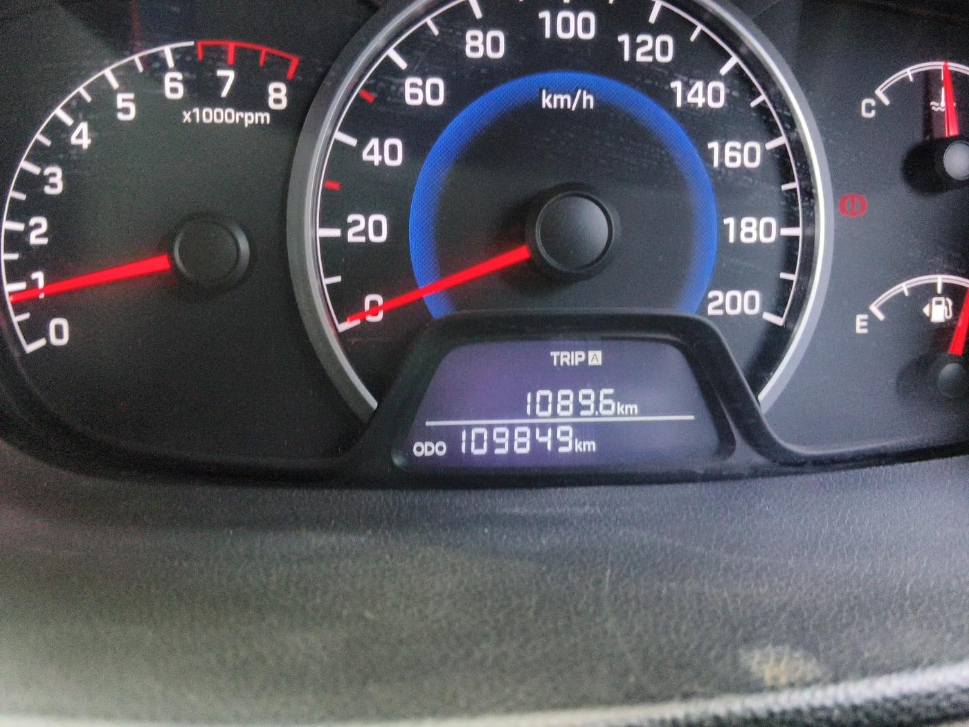 2014 Hyundai Grand i10 MAGNA 1.2 KAPPA VTVT, Petrol, Manual, 1,10,300 km, interior