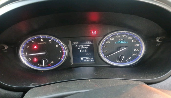 2020 Maruti S Cross ZETA 1.5, Petrol, Manual, 74,342 km, interior