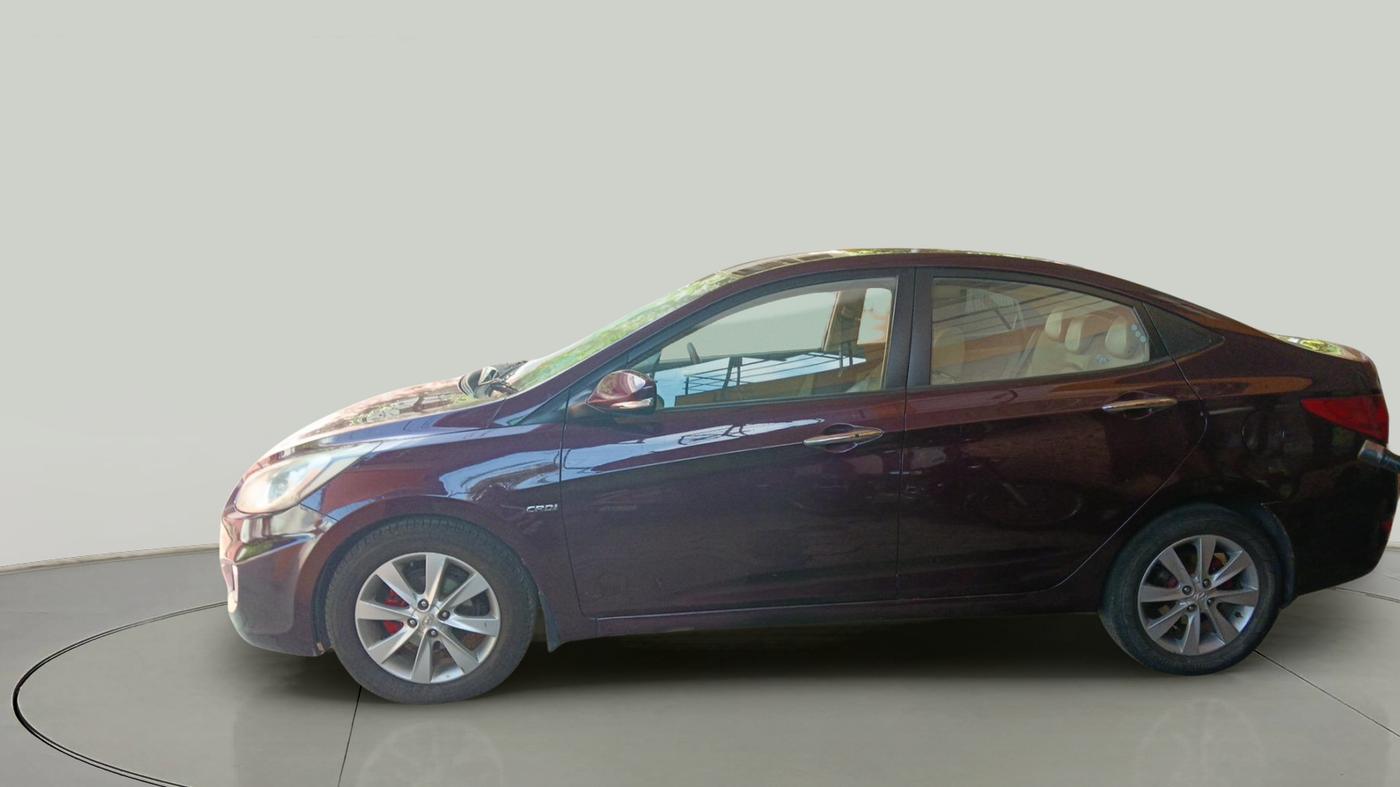2012 Hyundai Verna FLUIDIC 1.6 CRDI SX OPT, Diesel, Manual, 1,20,543 km, exterior