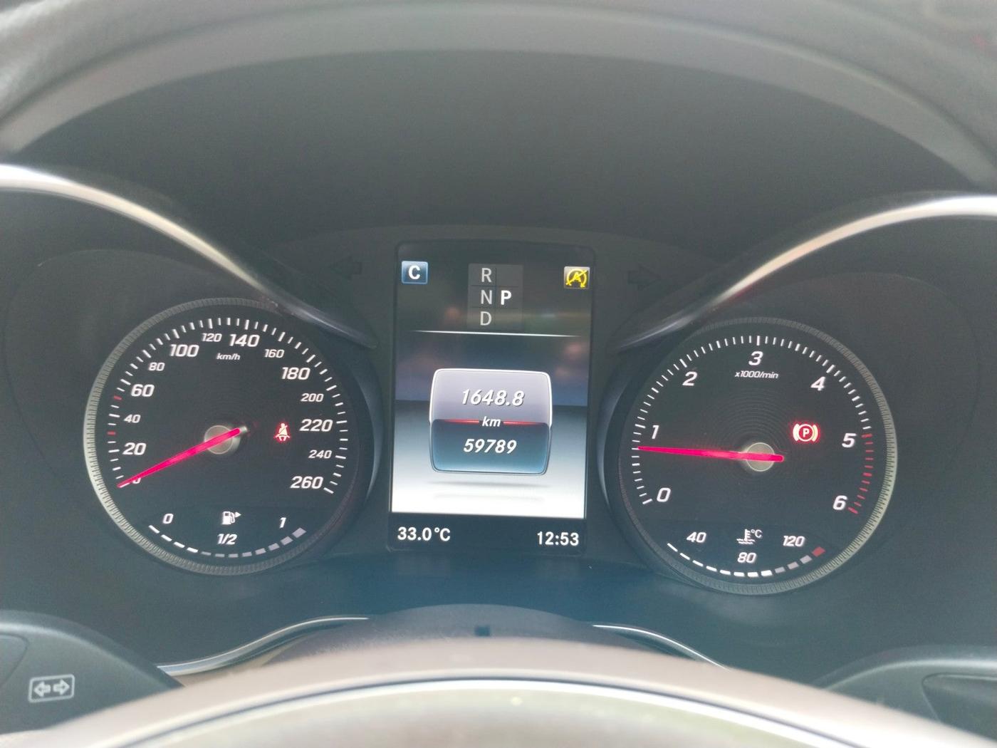 2017 Mercedes Benz GLC CLASS 220 D 4 MATIC, Diesel, Automatic, 59,789 km, interior