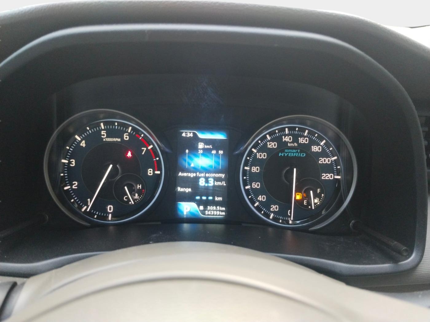 2021 Maruti Ertiga VXI AT SHVS, Petrol, Automatic, 9,00,000 km, interior