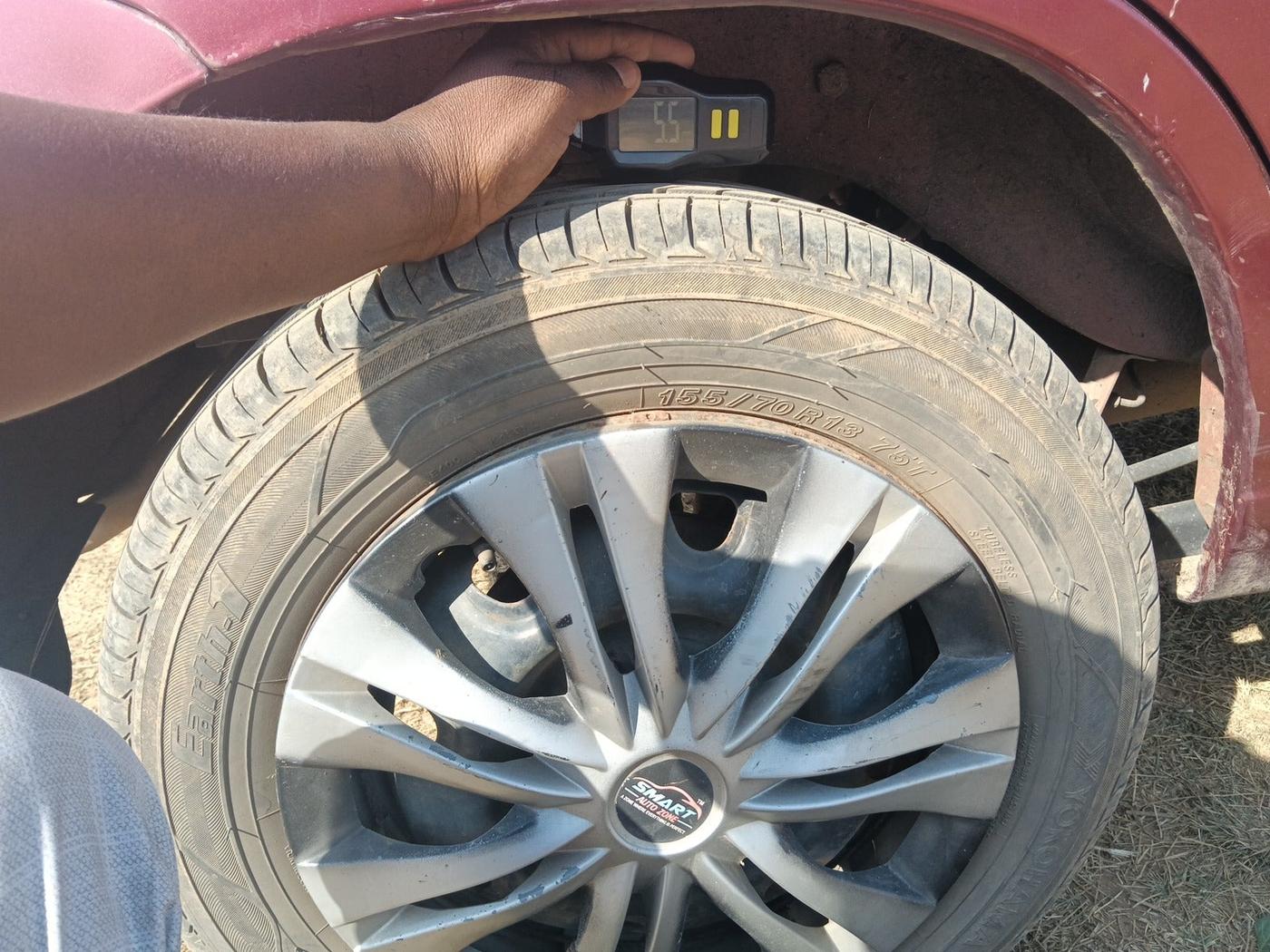 2013 Maruti Alto K10 VXI, Petrol, Manual, 51,922 km, tyre