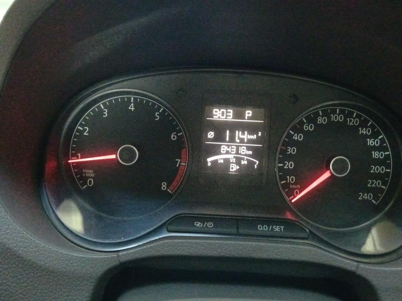 2017 Volkswagen Vento HIGHLINE PETROL AT, Petrol, Automatic, 84,318 km, interior