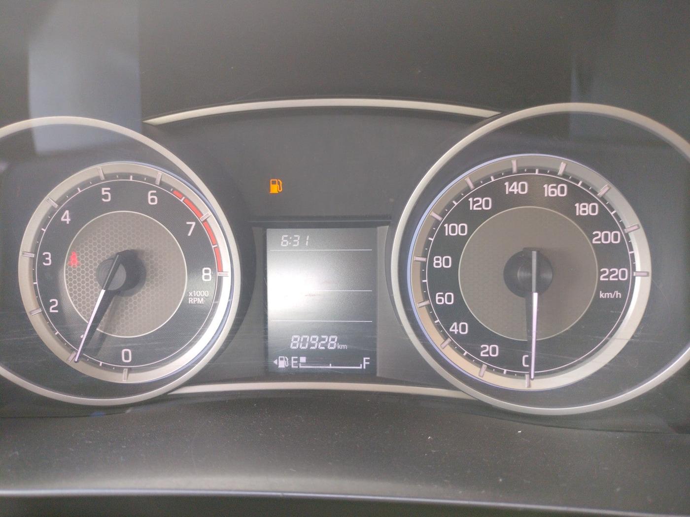 2020 Maruti Dzire VXI, Petrol, Manual, 80,928 km, interior