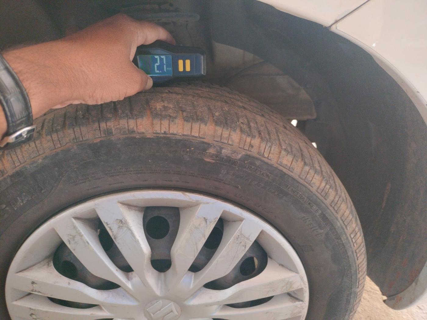 2020 Maruti Dzire VXI, Petrol, Manual, 80,928 km, tyre