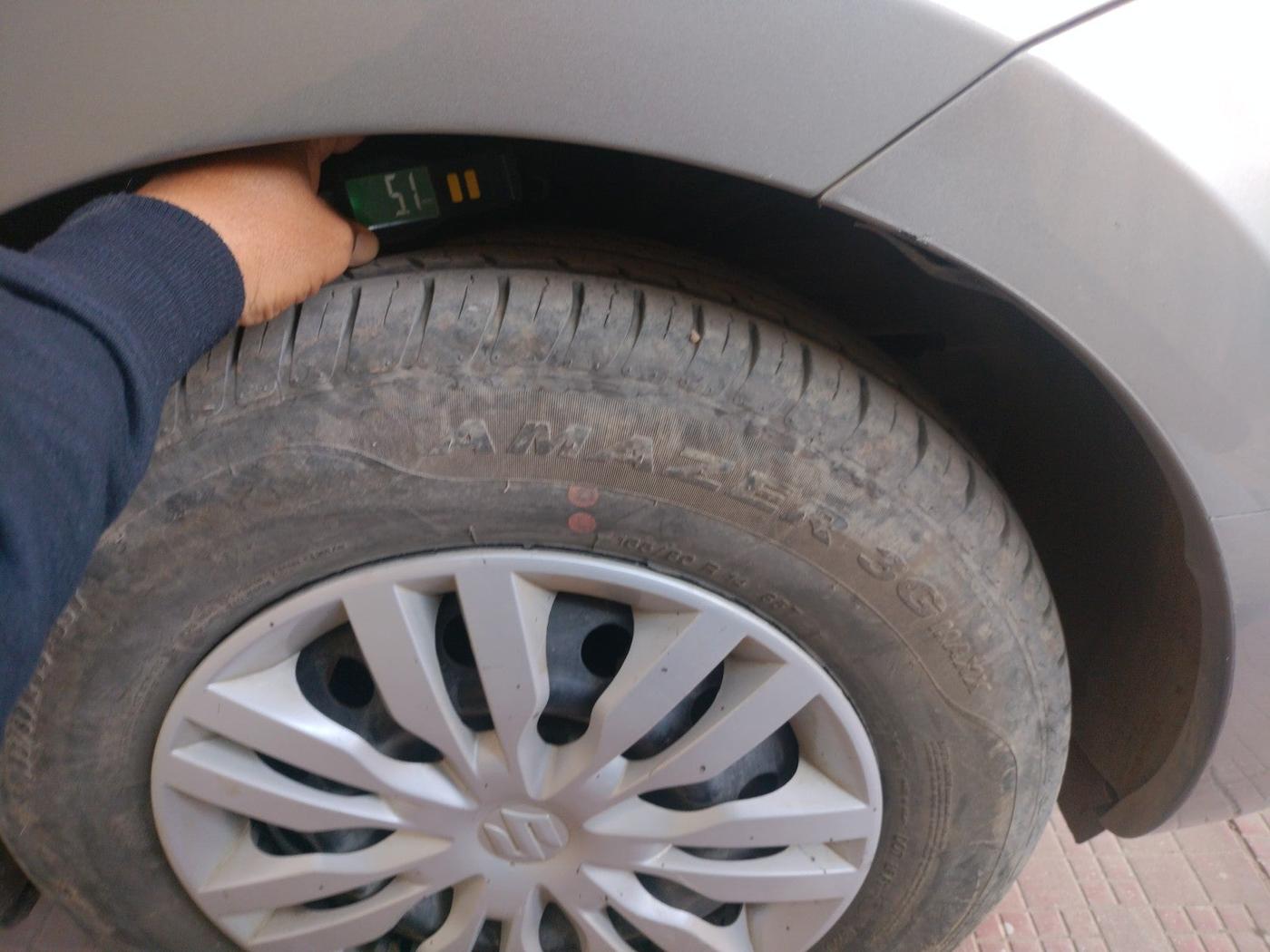 2020 Maruti Dzire VXI, Petrol, Manual, 58,596 km, tyre