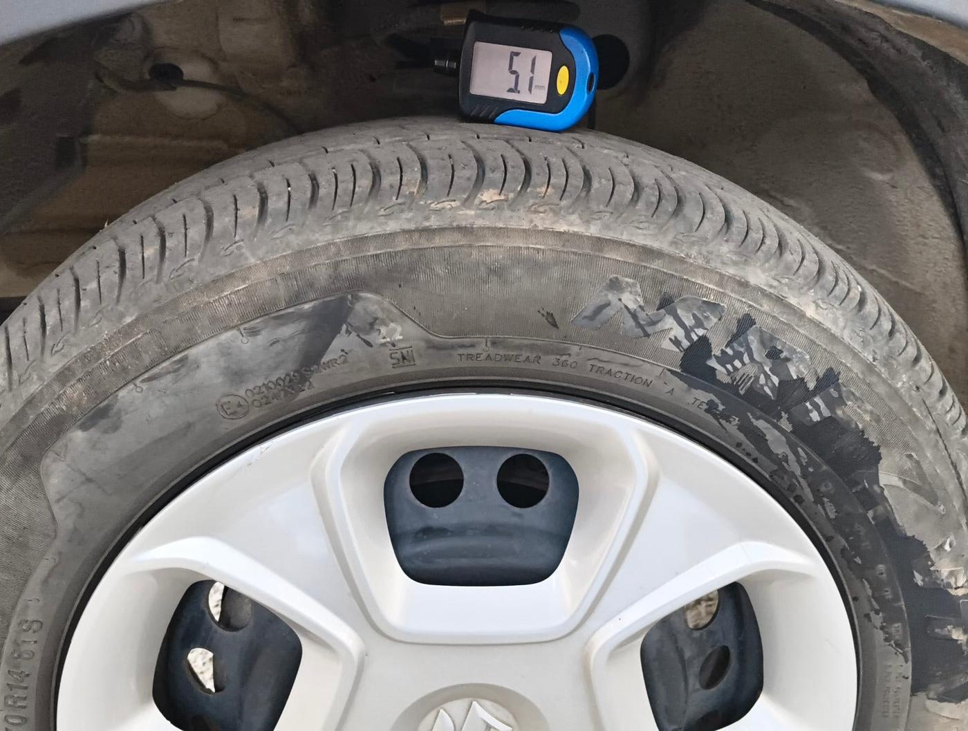 2023 Maruti S PRESSO VXI+, Petrol, Manual, 11,944 km, tyre
