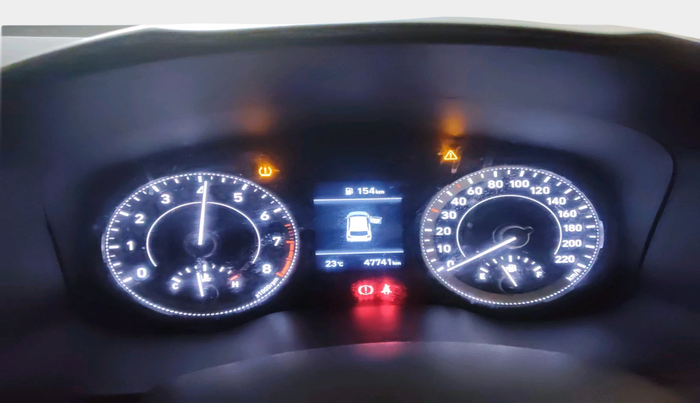 2020 Hyundai VENUE SX 1.0 (O) TURBO, Petrol, Manual, 47,741 km, interior