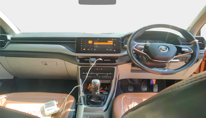 2021 Skoda KUSHAQ AMBITION 1.0L TSI MT, Petrol, Manual, 40,286 km, interior