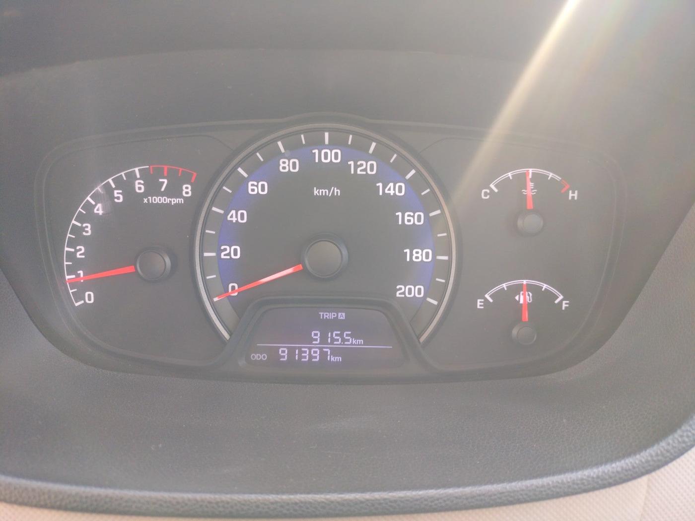 2014 Hyundai Xcent SX 1.2, Petrol, Manual, 91,397 km, interior
