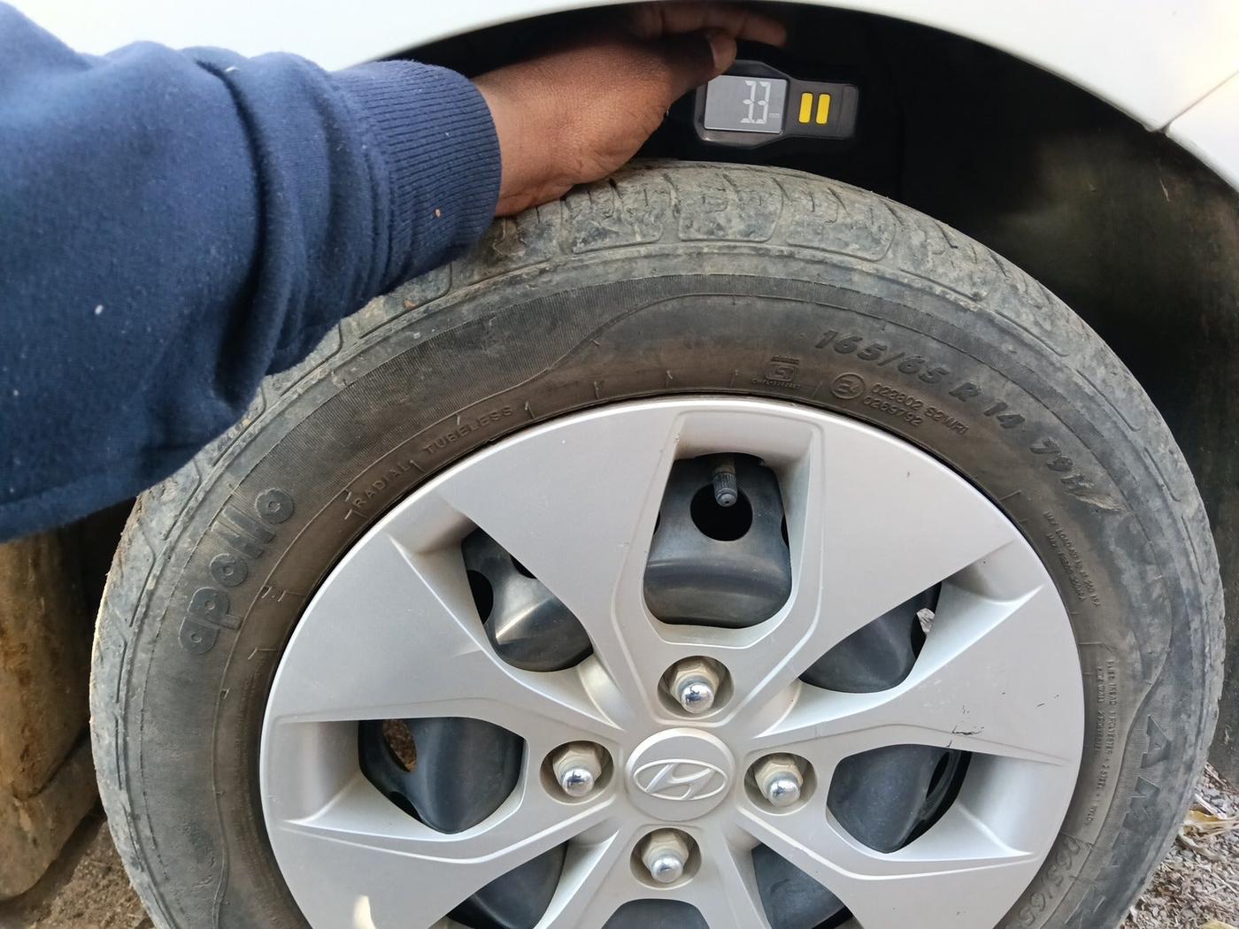 2018 Hyundai Xcent S 1.2, Petrol, Manual, 27,355 km, tyre