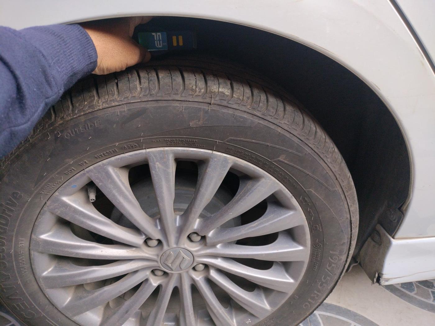 2018 Maruti Ciaz S 1.4 MT PETROL, Petrol, Manual, 37,919 km, tyre