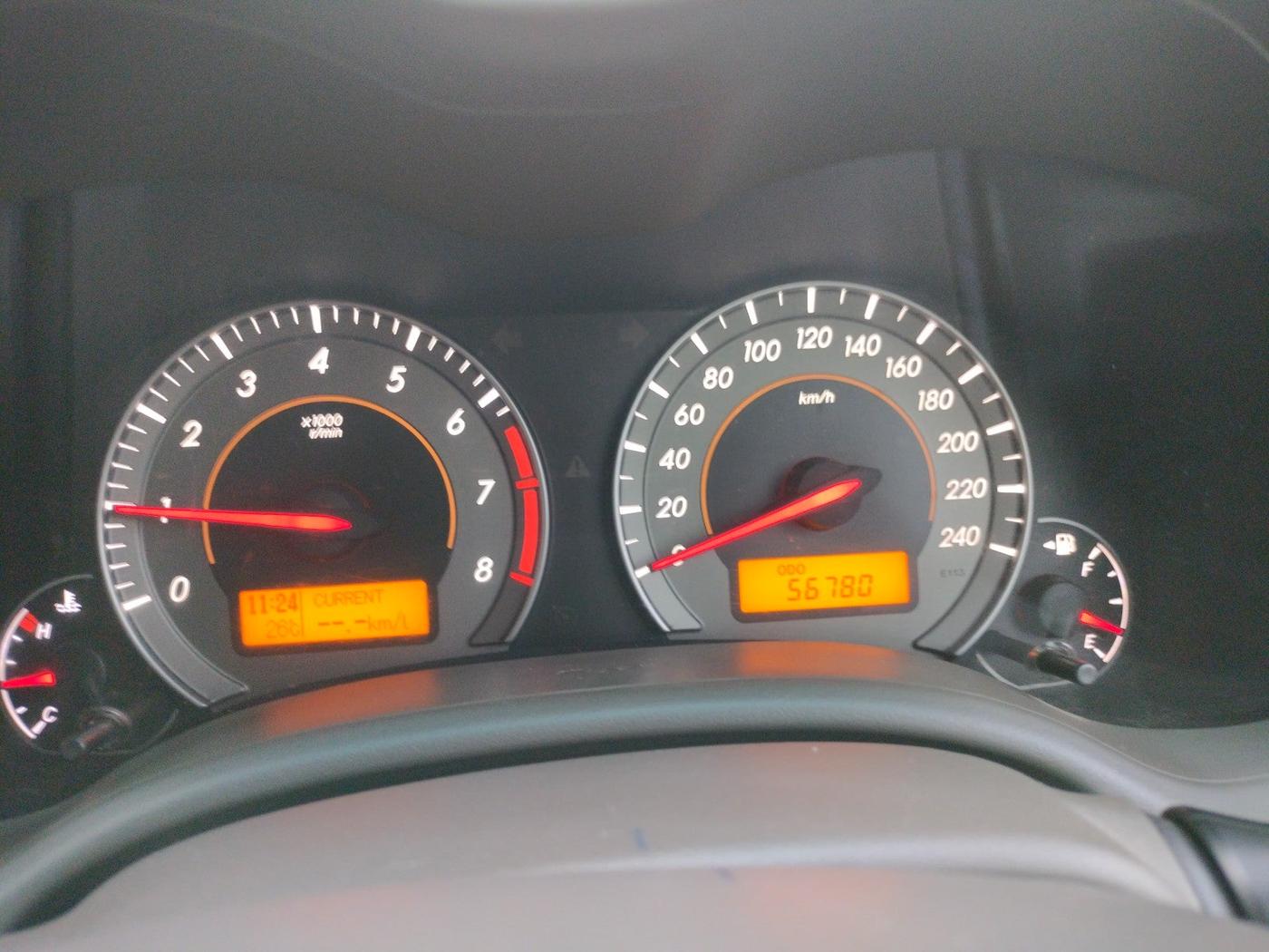 2011 Toyota Corolla Altis GL PETROL, Petrol, Manual, 56,780 km, interior