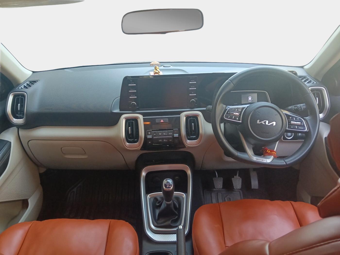 2021 KIA SONET HTX 1.5, Diesel, Manual, 27,893 km, interior