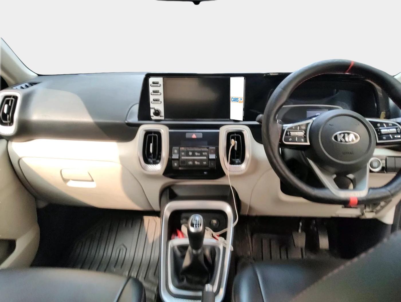 2021 KIA SONET HTX 1.0 IMT, Petrol, Manual, 9,515 km, interior