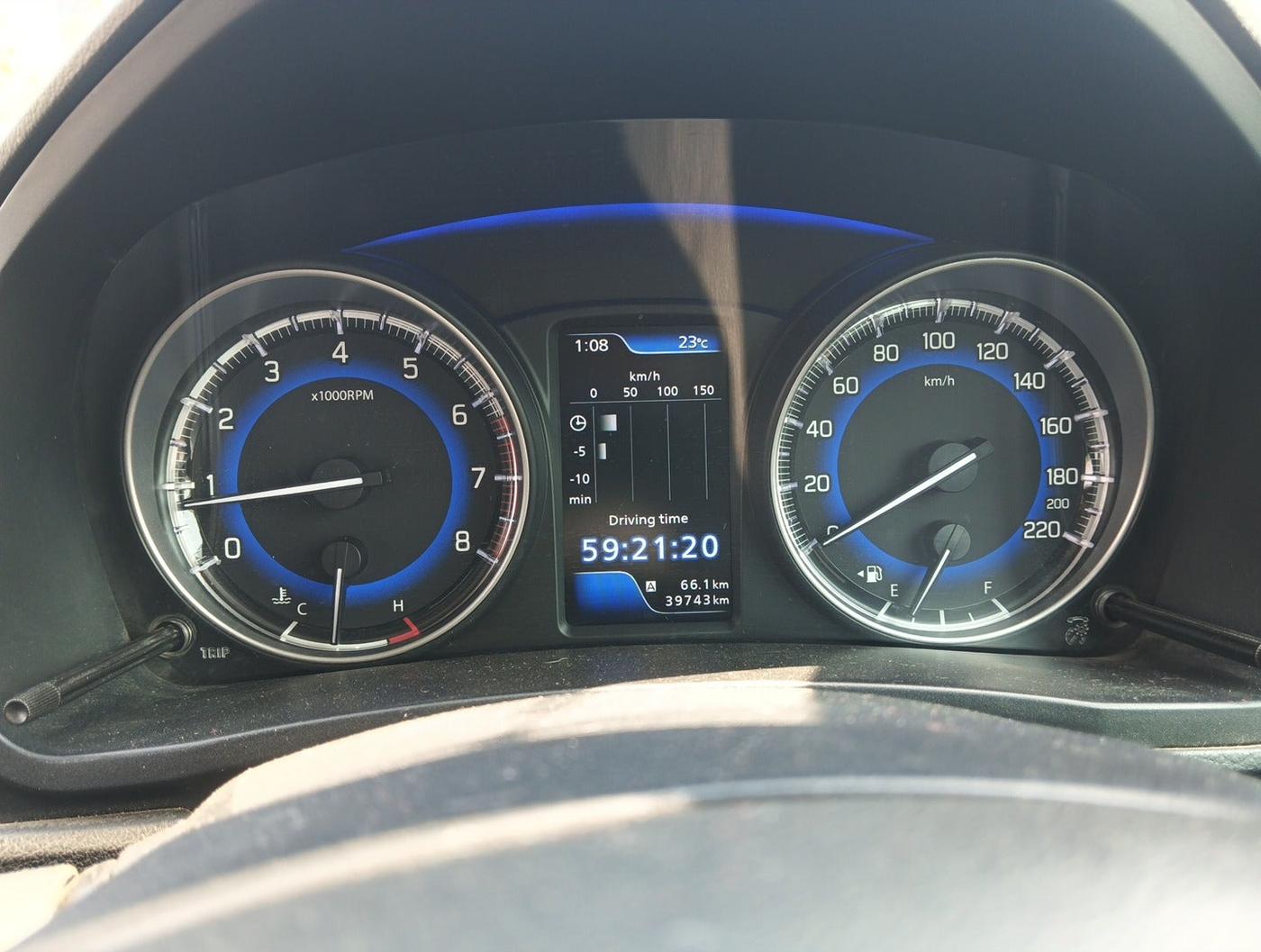 2019 Toyota Glanza V, Petrol, Manual, 39,743 km, interior