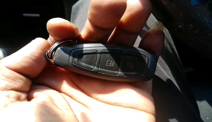 2017 Ford Ecosport TITANIUM 1.5L DIESEL, Diesel, Manual, 1,24,296 km, interior