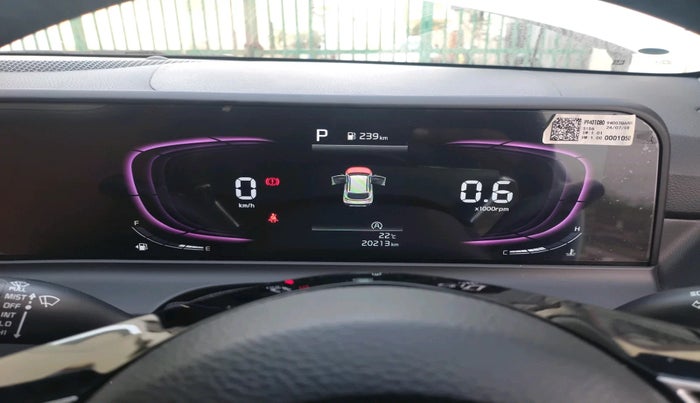 2024 KIA SELTOS HTX IVT, Petrol, Automatic, 20,213 km, interior